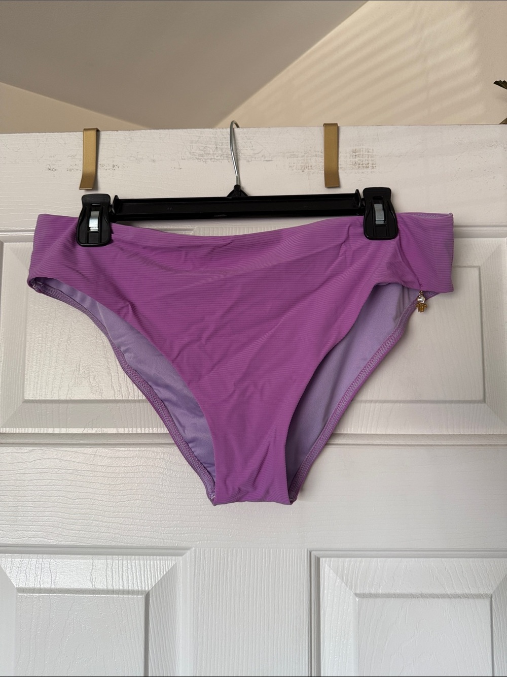 Women's Lilac High-Cut Bikini Bottom